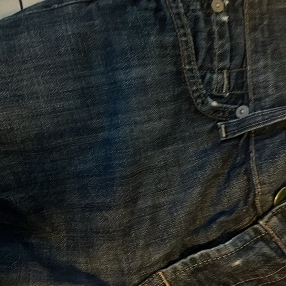 7 for all man kind organic bootcut jeans. 25 x 32 like new condition minor wear - Picture 6 of 8